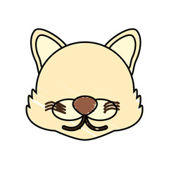 drawing wolf face animal vector illustration eps 10