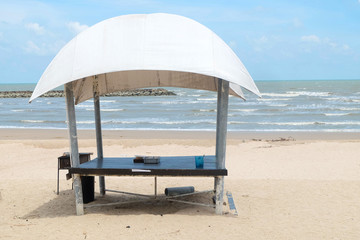 Chao Samran Beach,Phetchaburi province,thailand