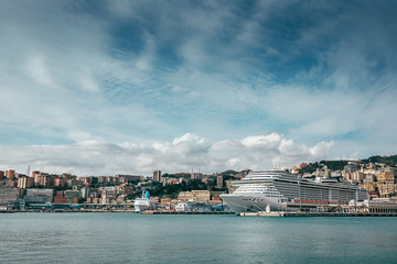 Port in Genova, Italy