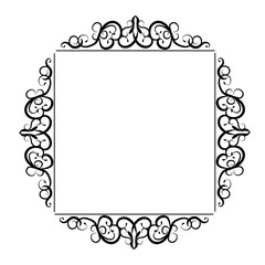 Vintage baroque frame