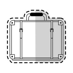 briefcase luggage icon image vector illustration design 