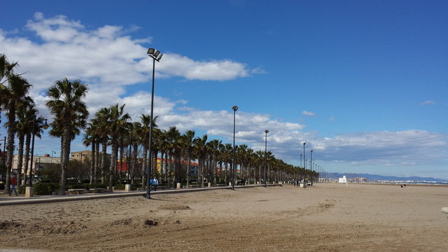 Beautiful unique city of Valencia in Spain
