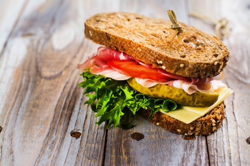 Homemade sandwich