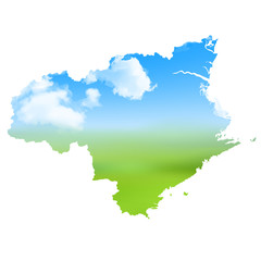 徳島　地図　風景　アイコン 