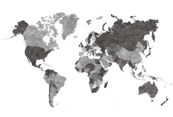 Obraz premium 世界 地図 国 アイコン