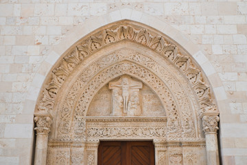 Fototapeta na wymiar Basilica Cathedral of Conversano. Puglia. Italy.