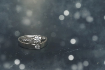 Diamond wedding ring