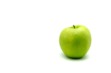 Green apple, isolated on white background