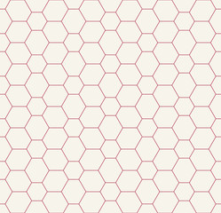 geometric grid graphic deco floral pattern print