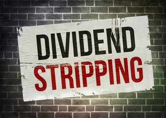 Fototapeta na wymiar Cum-Ex business - dividend stripping