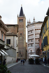 Cathedral Tower And Baptistery From