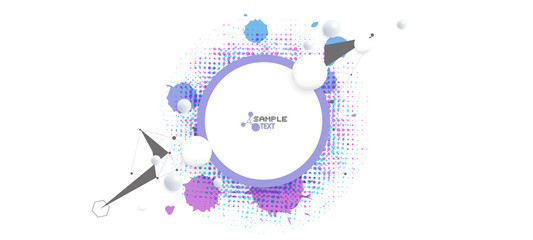 Abstract polygonal background with connecting dots and lines.