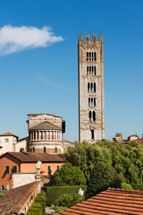 Fototapeta na wymiar Basilica of San Frediano - Lucca Italy