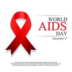 Every day on 1 December is World AIDS day.