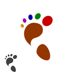 footprint colour