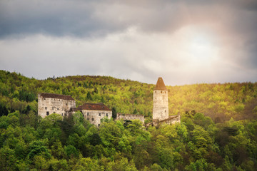 Fototapeta na wymiar Burg Seebenstein, Niederösterreich