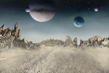 Uninhabited desert © Svetlana Radayeva