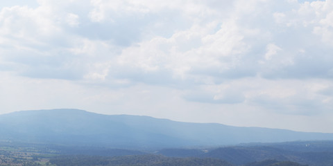 Sky cloud and nature mountain on backgrounds 