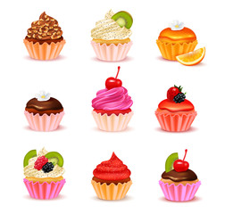 Cupcakes Assortment Set