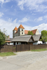 Traditional Hungarian village houses