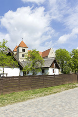 Fototapeta na wymiar Traditional Hungarian village houses