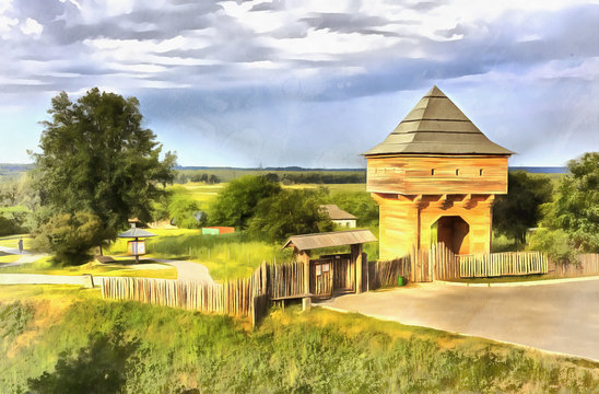 Historical reconstruction of Ukrainian hetmans residence