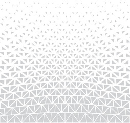 geometric halftone triangle minimal graphic vector pattern