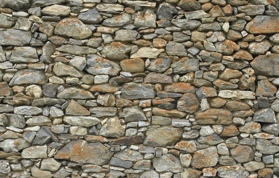 Mur en pierres séches