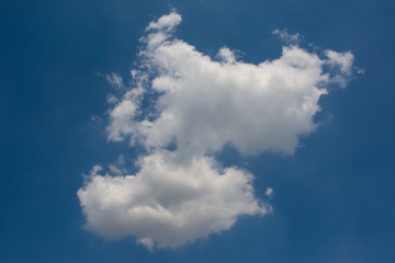 Fototapeta premium Cloud on blue sky for use as wallpaper