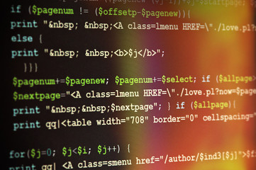 Software computer programming code abstract technology background 