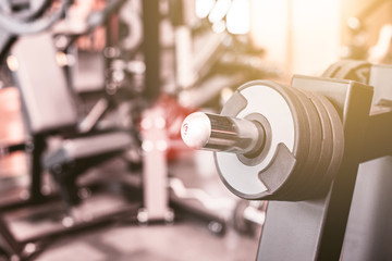 Abstract blur fitness gym background