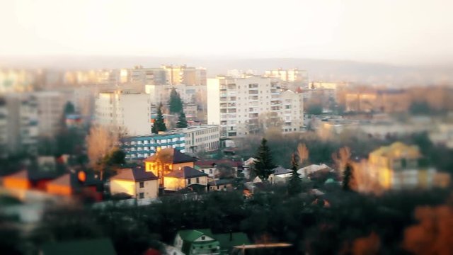beautiful view from roof , springKursk