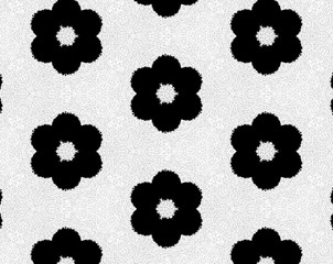 Abstract extruded pattern 3D illustration