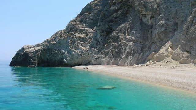 Egremni beach at Lefkada, Ionion sea, Greece