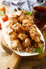 Chicken skewers