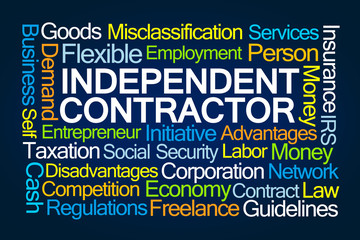 Independent Contractor Word Cloud