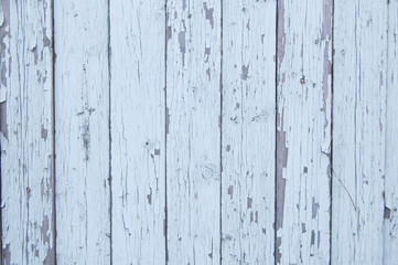 Wood planks, blue texture, wooden background, fence