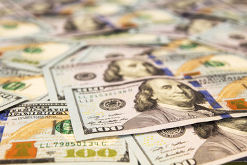A lot of dollar bills.  money Background 
