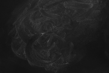 Chalk rubbed out on blackboard