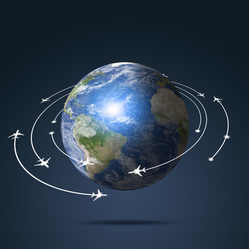 Earth Aviation Background