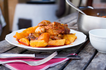 goulash, hungarian traditional food