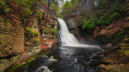 Bushkill Falls from the gorge trail 