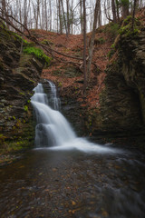 Fototapeta premium Bridesmaid Falls At Bushkill Falls Pennsylvania 