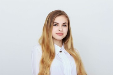 Woman Posing Studio Portrait Concept