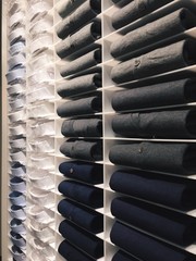 shirts in a man clothing store