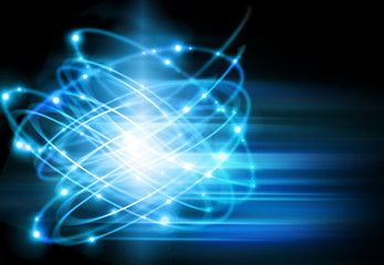 Best Internet Concept of global business.Technological background. Rays symbols Wi-Fi, of the Internet, television, mobile and satellite communications