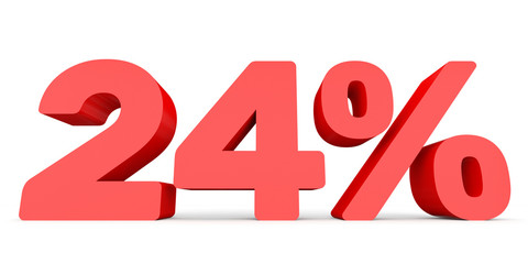 Twenty four percent off. Discount 24 %.