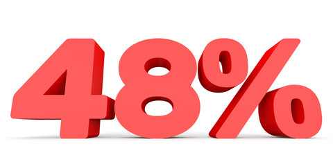 Forty eight percent off. Discount 48 %.