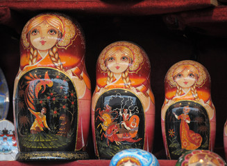 Russian Dolls Matreshka Moscow