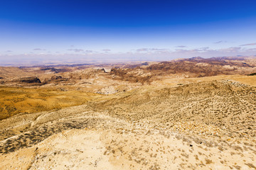 Fototapeta na wymiar View of Jordanian desert.